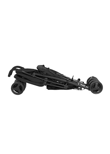 Graco EZLite, ultimate easy-to-use lightweight stroller at only 6.6kg for on-the-go families. Suitable from birth to approx. 3 years (15kg), Midnight fashion, Black